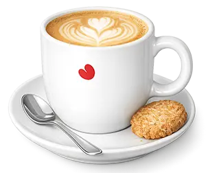 Fries kopje koffie